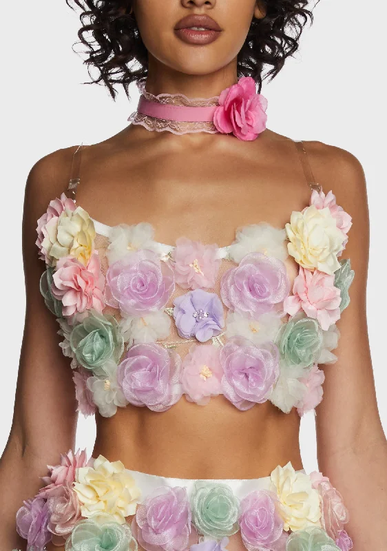 Walking Bouquet Corset Top