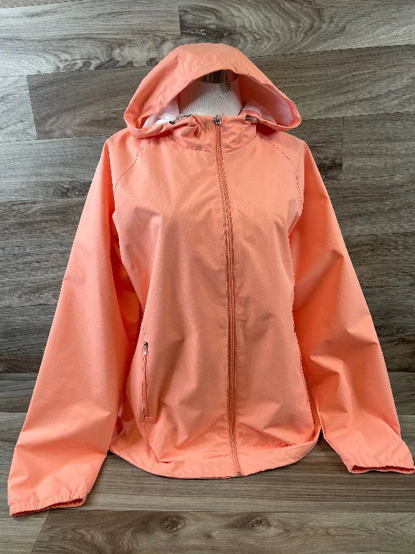 Orange Jacket Windbreaker Natural Reflections, Size Xl