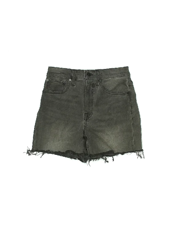 Low-Rise Denim Shorts