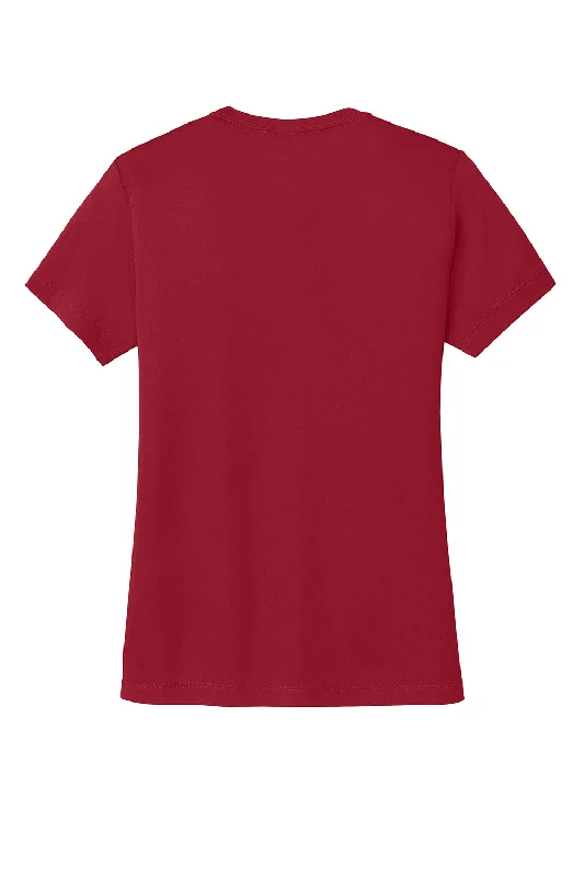 Sport-Tek Womens Competitor Moisture Wicking Short Sleeve Crewneck T-Shirt - Deep Red