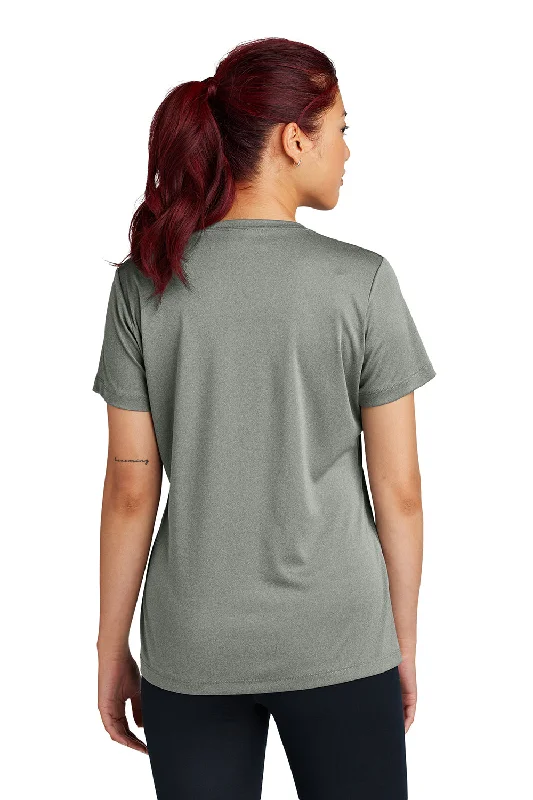 Sport-Tek Womens Competitor Moisture Wicking Short Sleeve Crewneck T-Shirt - Concrete Grey