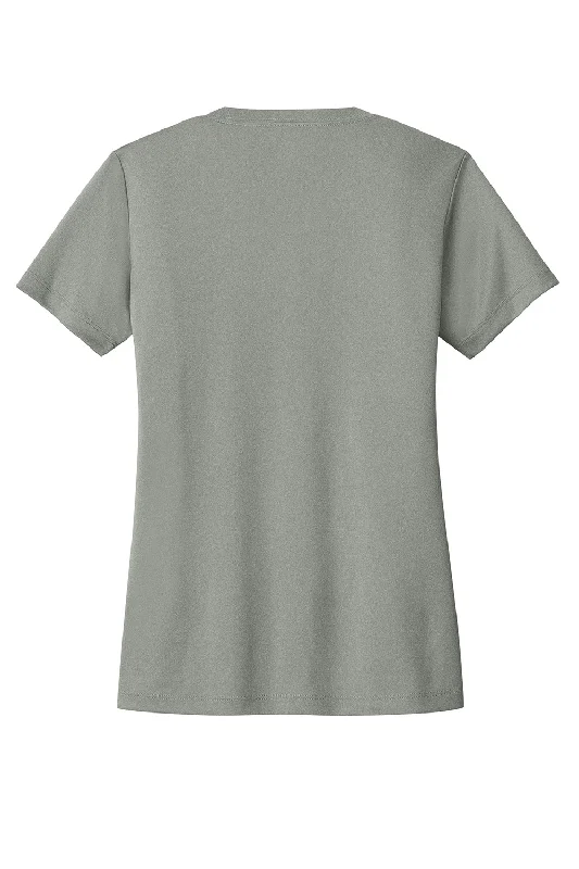 Sport-Tek Womens Competitor Moisture Wicking Short Sleeve Crewneck T-Shirt - Concrete Grey