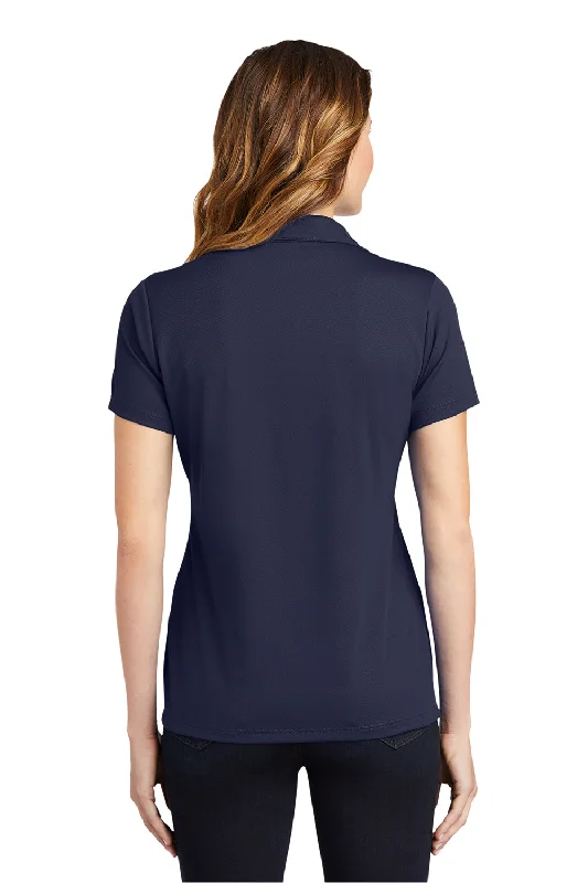 Sport-Tek Womens RacerMesh Moisture Wicking Short Sleeve Polo Shirt - True Navy Blue