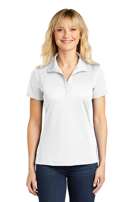 Sport-Tek Womens Sport-Wick Moisture Wicking Short Sleeve Polo Shirt - White