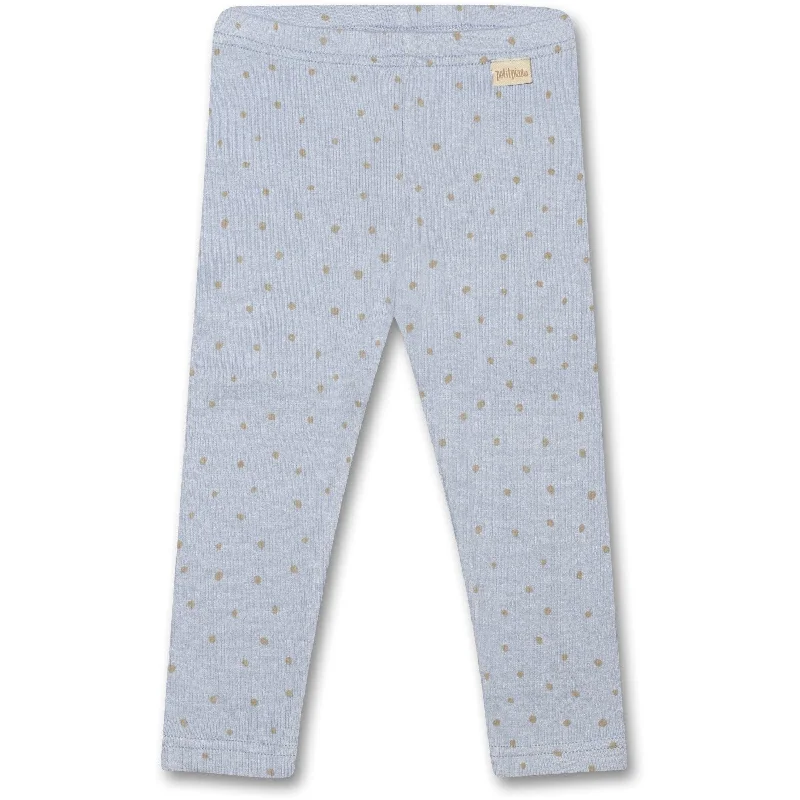 Petit Piao Spring Blue Leggings Modal Dot