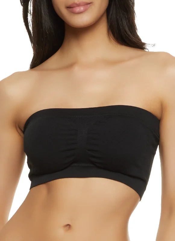 Solid Seamless Bandeau Bra