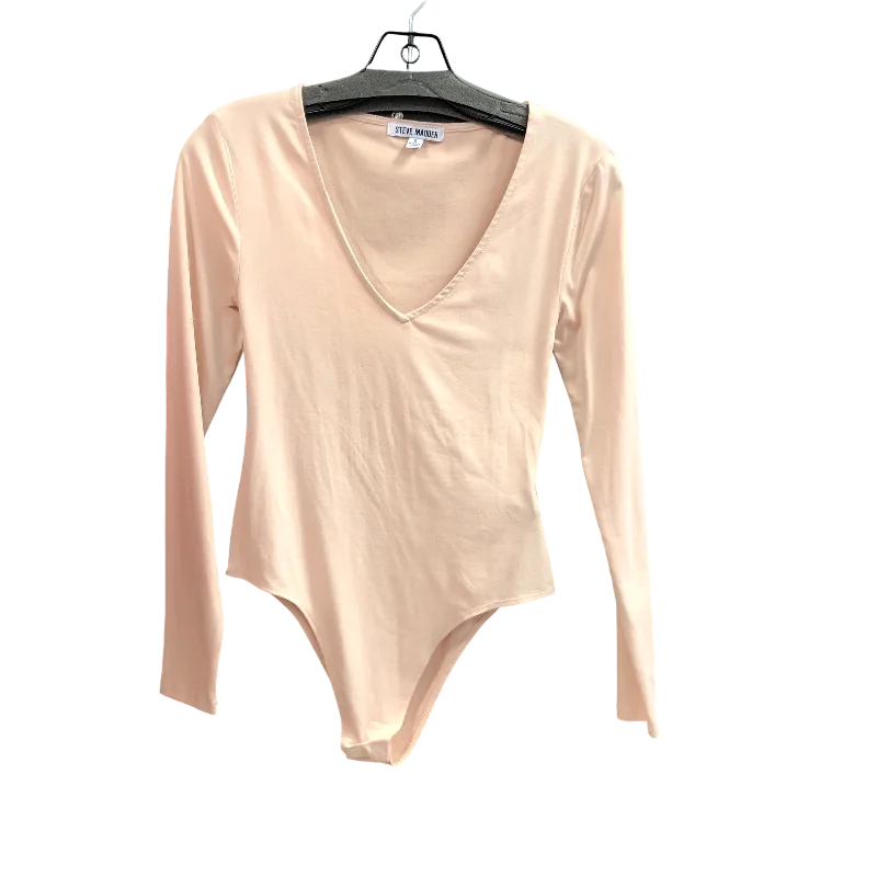 Bodysuit By Steve Madden In Pink, Size: S