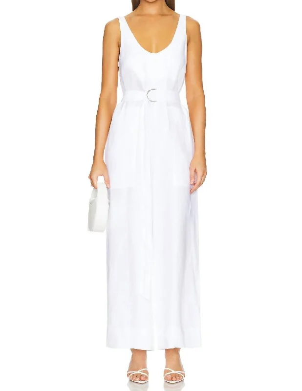 Varenna Jumpsuit In White